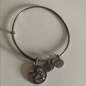 Alex and Ani Silver Charm Bangle Bracelet